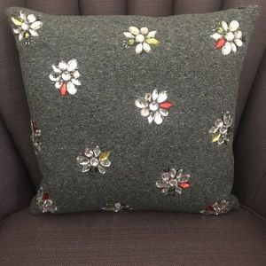 Kate Spade cluster gem square pillow